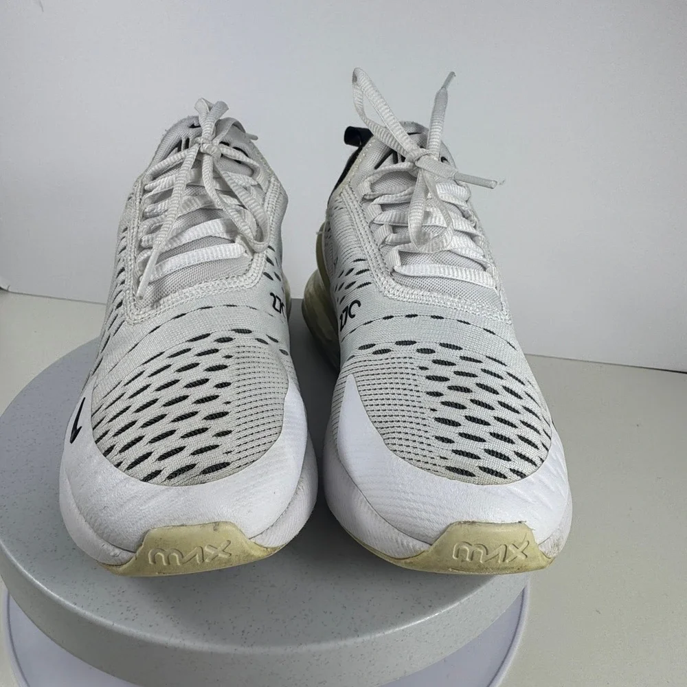 Nike Women Sneakers Air Max 270 Mesh Running Casual White Black US 5.5 - Picture 7 of 14